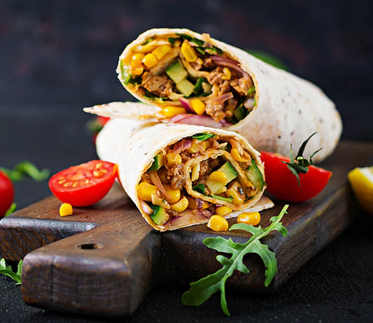 lunch special tortilla wrap (changing daily)