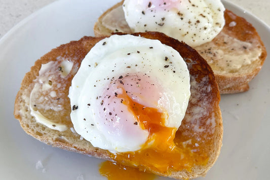 Poached Eggs and Toast